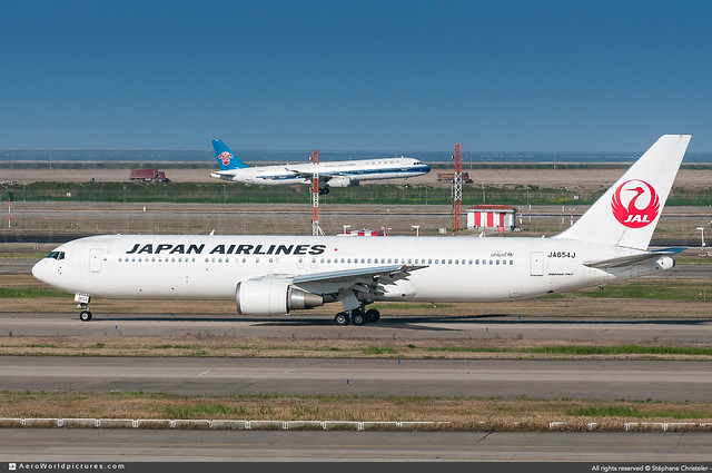 PVG•2016 | #Japan.Airlines #JL #JAL #Boeing #B767 #JA654J #awp