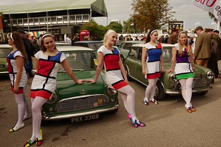 The Dance Troop in Mary Quant dresses
