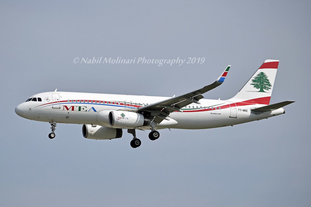 MEA Middle East Airlines T7-MRE Airbus A320-232 Sharklets cn/6978 @ EDDF / FRA 26-05-2019