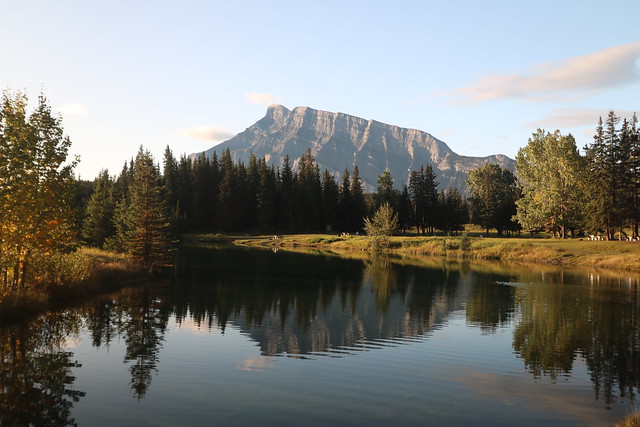 Early morning at Cascade ponds Banff