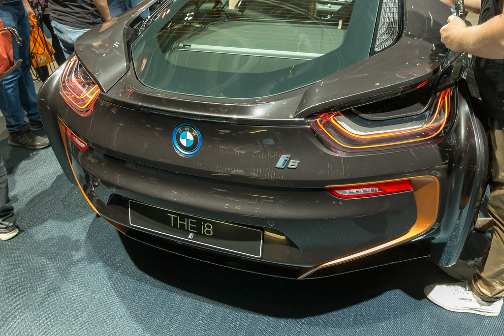  Coche híbrido: Parte trasera del BMW i8 Ultimate Sophisto limitado... |  Flickr