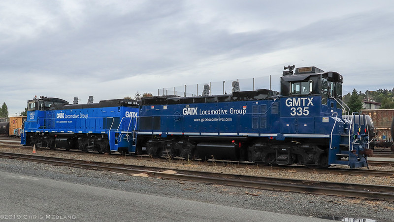 GMTX 335 ~ Seattle | A pair of GATX Locomotive Group switche… | Flickr