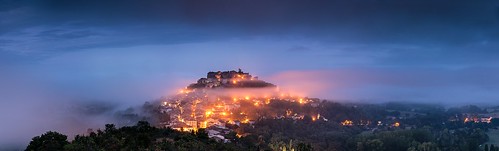cordessurciel tarn france village bastide panorama fog mist brume