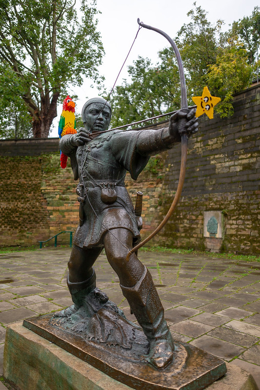 LEGO REBUILDS ICONIC ROBIN HOOD STATUE, NOTTINGHAM 3