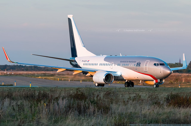 SXB ➡️ PH-GOV Boeing BBJ1 (737-700) Government of the Netherlands