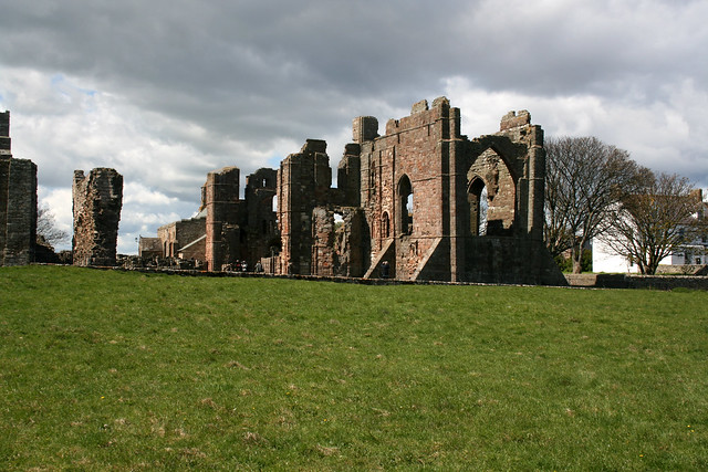Lindisfarne Priory remains
