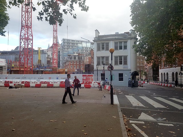 Building works at the London School of Economics. 2019.