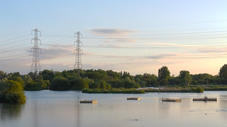 Seventy Acres Lake, Fishers Green, Lee Valley Park, Essex, England