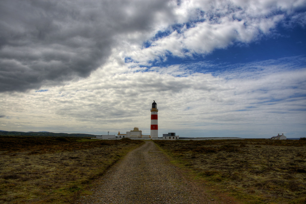 POINT OF AYRE HIGH LIGHTHOUSE, POINT OF AYRE, ISLE OF MAN, UNITED KINGDOM.