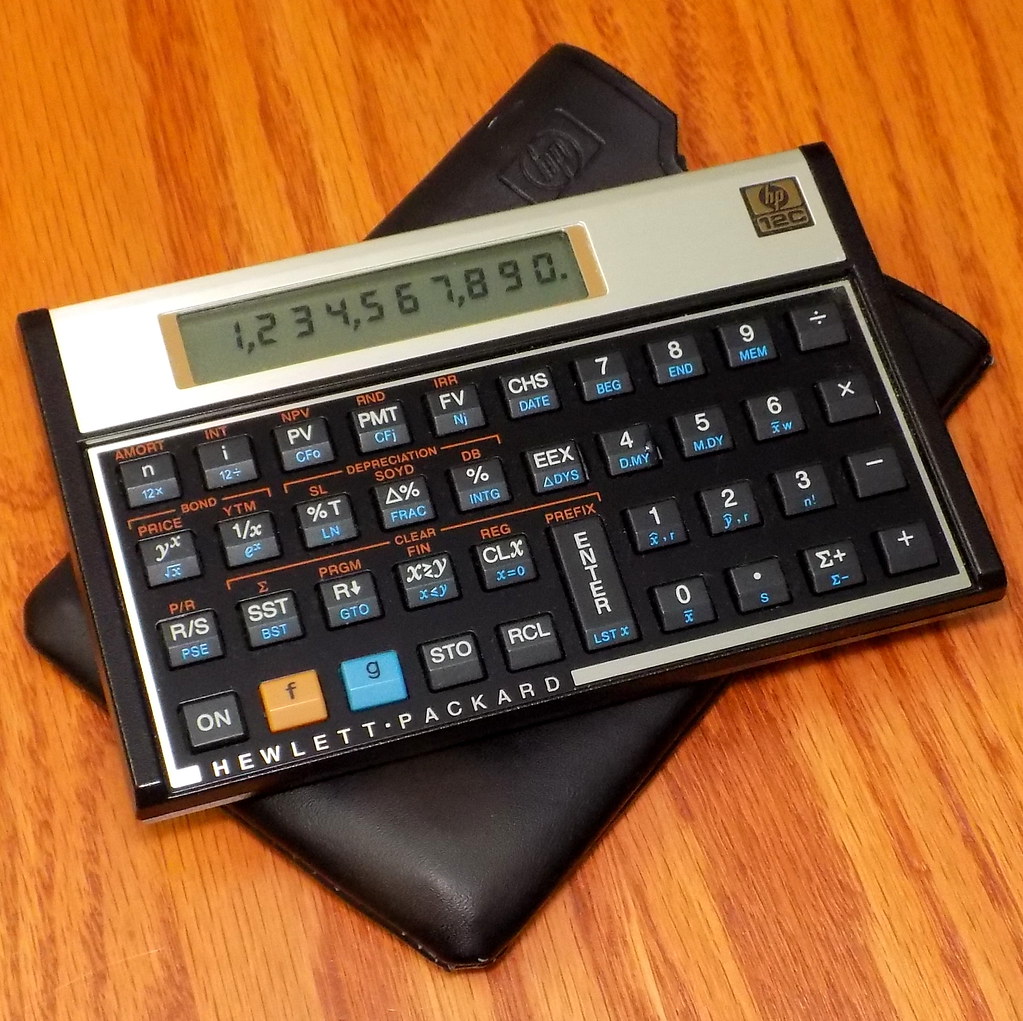 Vintage Hewlett Packard HP 12C Financial Calculator, HP's … | Flickr