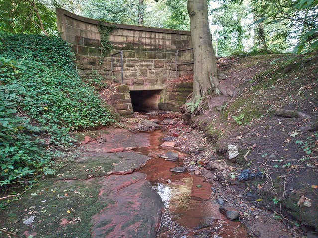 Trickling under the A49