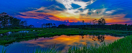 chincoteague sunset landscape omd olympus marsh