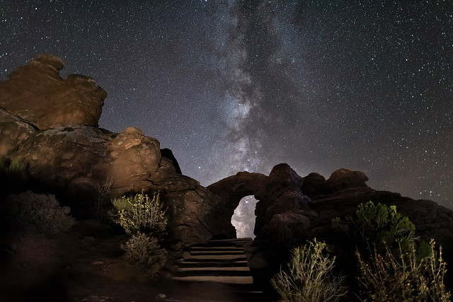 Milky Way and Turret Arch