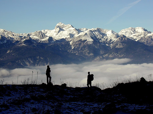 slovenija slovenia julianalps bohinj triglav črnaprst outdoors hiking landscape mountain autumn fog