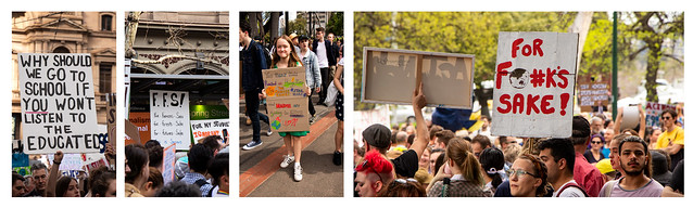 Climate march in Melbourne