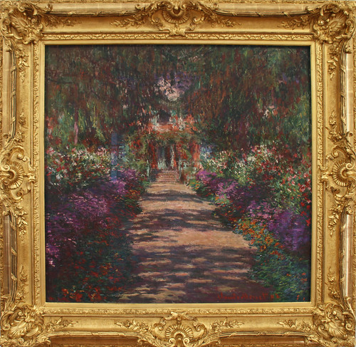 Claude Monet - Path in Monet's Garden in Giverny 1902 | Flickr