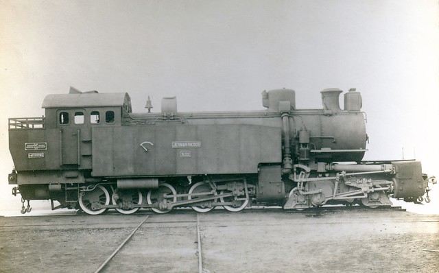 Esta fue la Locomotora JERMAN RIESCO por el nombre del presidente de Chile, corrió en Arica allá por 1913