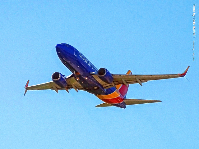Southwest Airlines Boeing 737 Takeoff from MSP, 17 July 2019