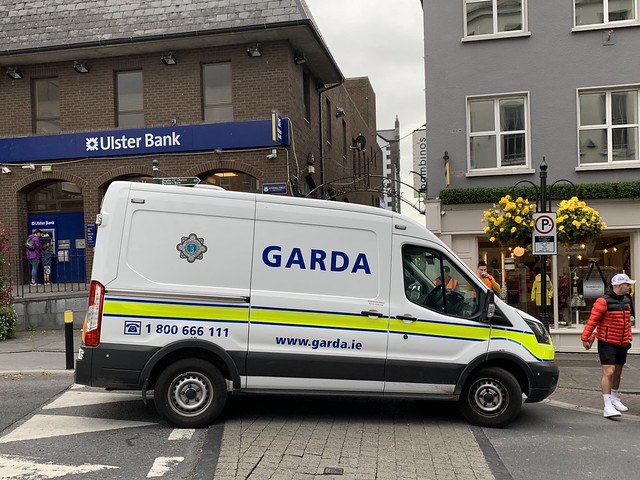 Irish Police Vehicle - An Garda Siochana - Ford Transit Van - Ennis, Ireland.