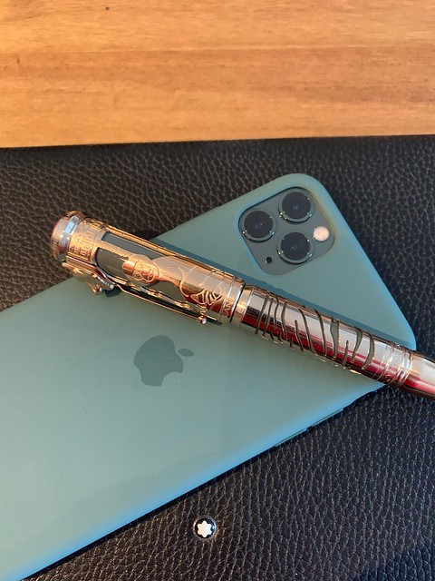 Montblanc W.E. Kipling with iPhone 11 Pro Max
