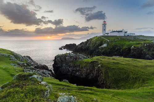 fanad donegal irlanda ireland nordireland lighthouse sunrise