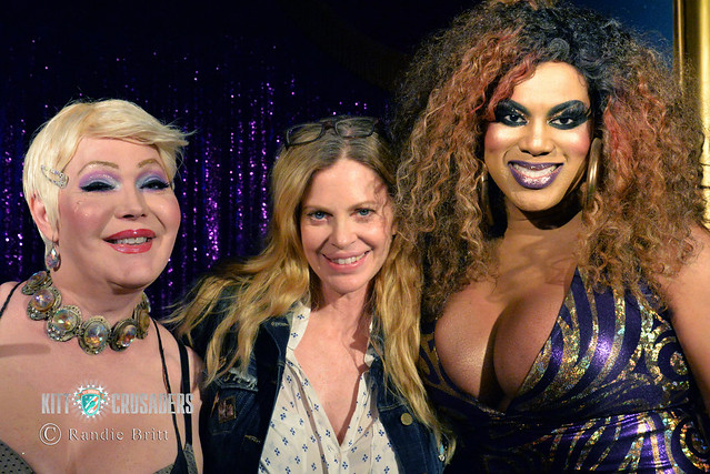Roxy Wood, Calpernia Addams  and Kristin Bauer van Straten at Legendary Drag Queen Bingo