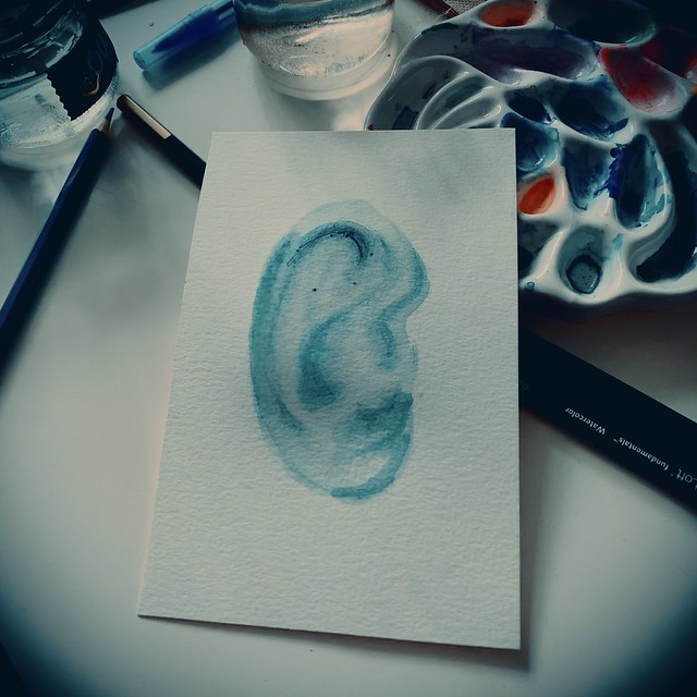 Ear Watercolor