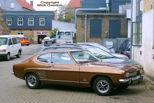 Ford Capri BT46199 still on the roads of Denmark