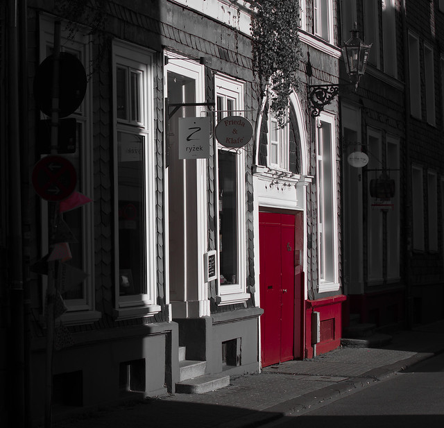 Red door / Rote Türe