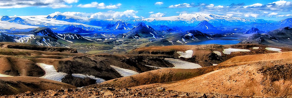 Iceland ~ Landmannalaugar Route ~  Ultramarathon is held on the route each July ~  Camp Site