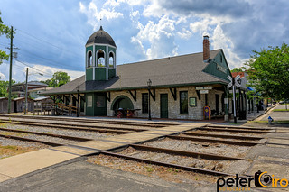 Chickamuaga Train Depot in Chickamuaga, Georgia