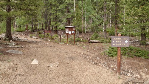 chfstew colorado coloradotrail segment13 hiking trail trailsign