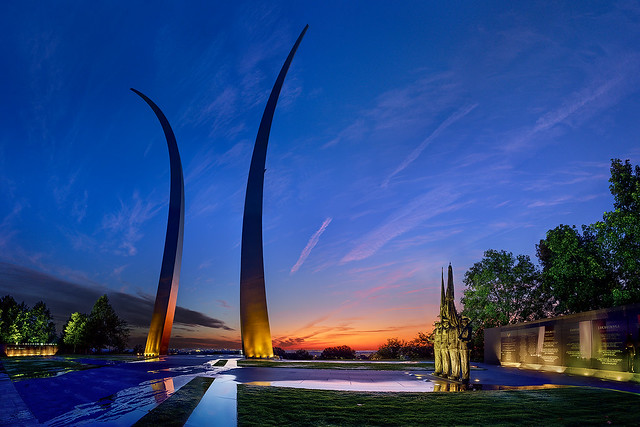Dawn at the Air Force Memorial