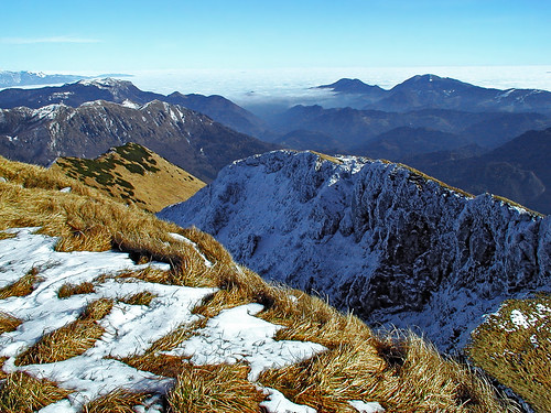 slovenija slovenia outdoors hiking landscape mountain julianalps črnaprst panorama