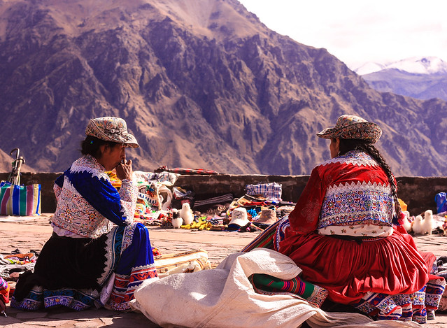 Local peruvian women