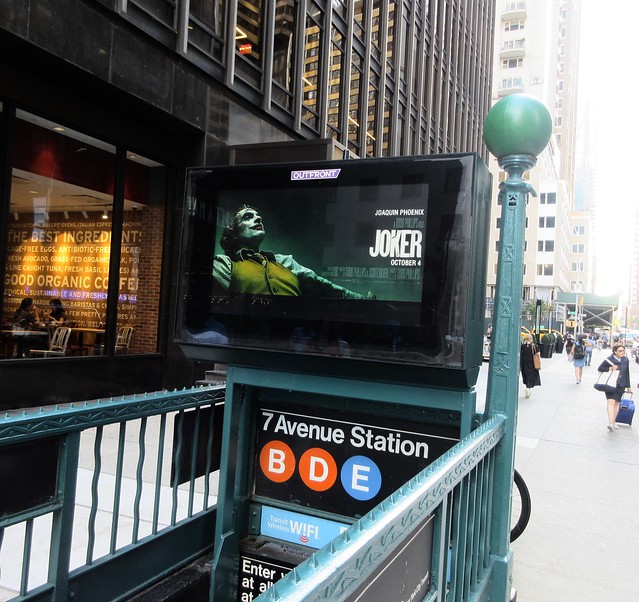 2019 Subway Joker Billboard Broadway NYC 2544