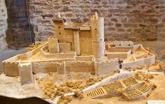 Maquette du château de Najac