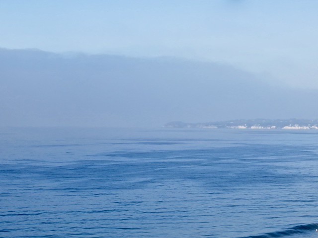 marine layer over point dume