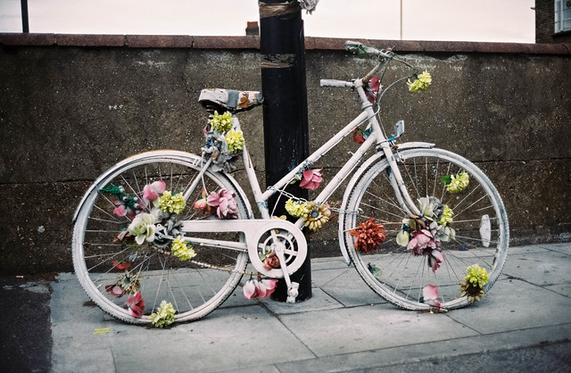 Bicycle of a dead person
