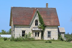 Old Farmhouse with Vines