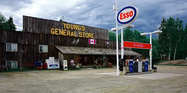 YOUNG'S GENERAL STORE, MISSION ROAD, WAWA ONTARIO, CANADA, ACA PHOTO