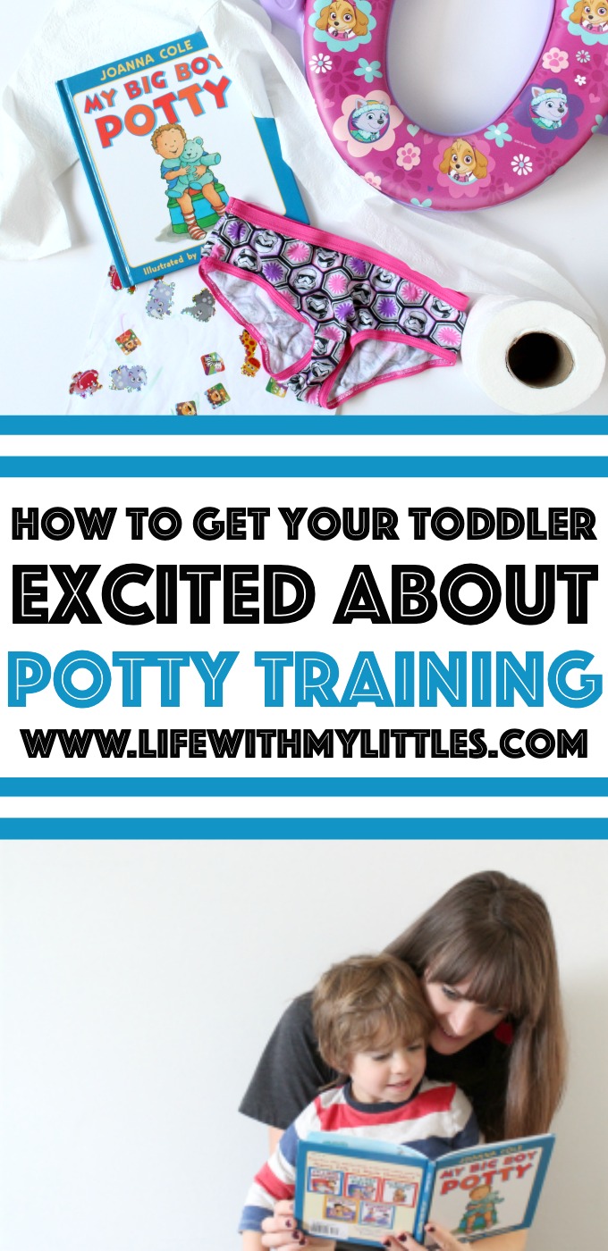 Thinking about starting to potty train your toddler? Here are 7 things you can to do get your toddler excited about potty training!