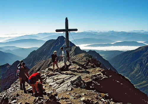 austria niederetauern outdoors hiking landscape mountain summit panorama hochgolling