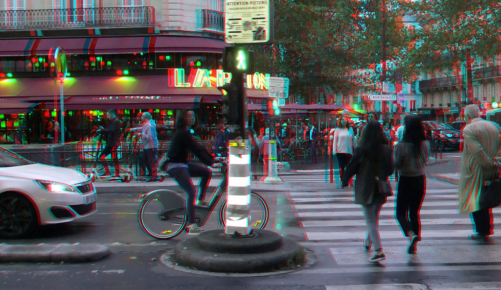Boulevard du Montparnasse Paris 3D