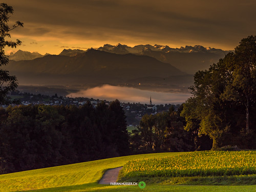 nature sunrise landscape schweiz outdoor widen kantonaargau autumn mountain cloudy swiss herbst