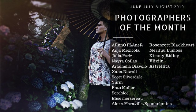 PHOTOGRAPHERS OF THE MONTH SUMMER  2019