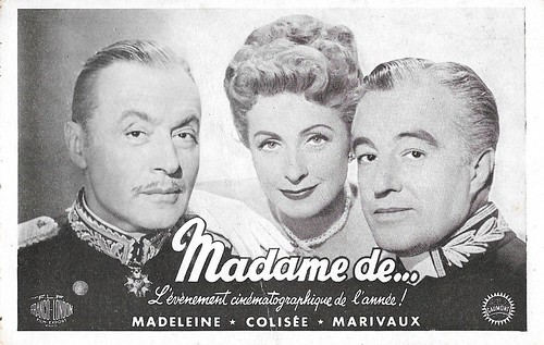 Charles Boyer, Danielle Darrieux, and Vittorio De Sica, in Madame de... (1953)