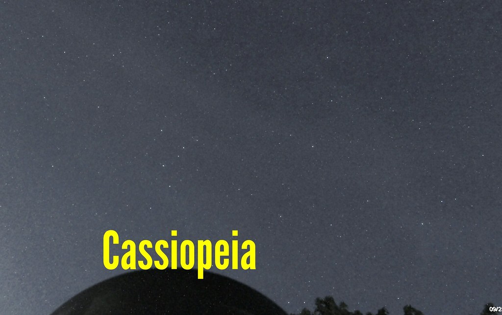 Constellation: Cassiopeia Date: 9-26-2019 Camera: YI 4K at ISO 400 for 20 seconds plus post processing