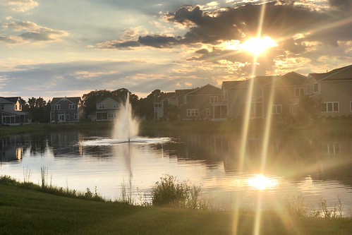 Backyard Lake by misterperturbed, Delaware wanderingdelaware sunset
