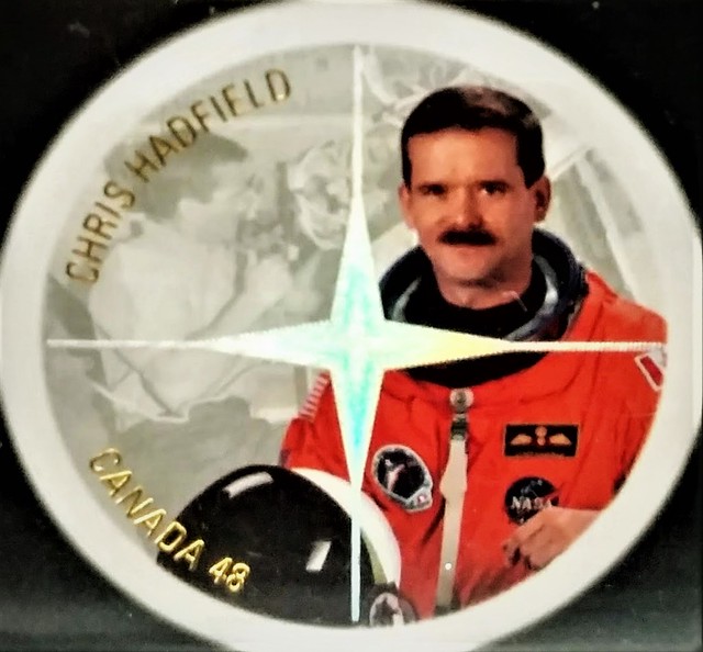 Canadian astronaut Chris Hadfield postage stamp